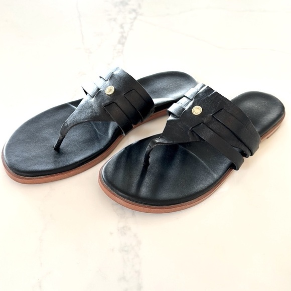 COLE HAAN Black Farrow Slide Sandal - Picture 2 of 5